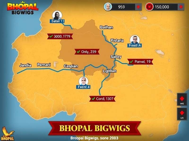 Bhopal Bigwigs Regional Map